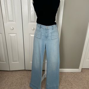 Denim flare leg jeans from Loft.  Size 8/19
